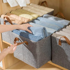 Aufbewahrungsbox mit Edelstahlrahmen, faltbar und feuchtigkeitsbeständig