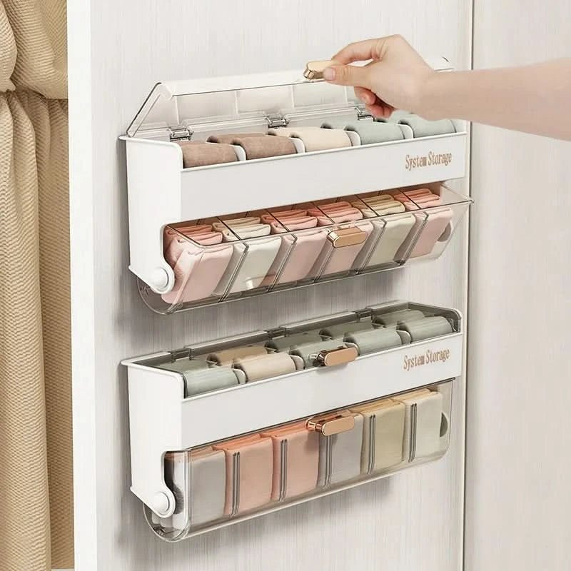 Aufbewahrungsbox zur Wandmontage mit Aluminiumrahmen, platzsparend