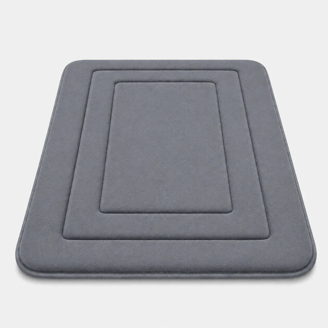 Badematte aus weichem Fleece, kurzflorig und maschinenwaschbar - Ansicht 10