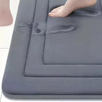 Badematte aus weichem Fleece, kurzflorig und maschinenwaschbar - Ansicht 6