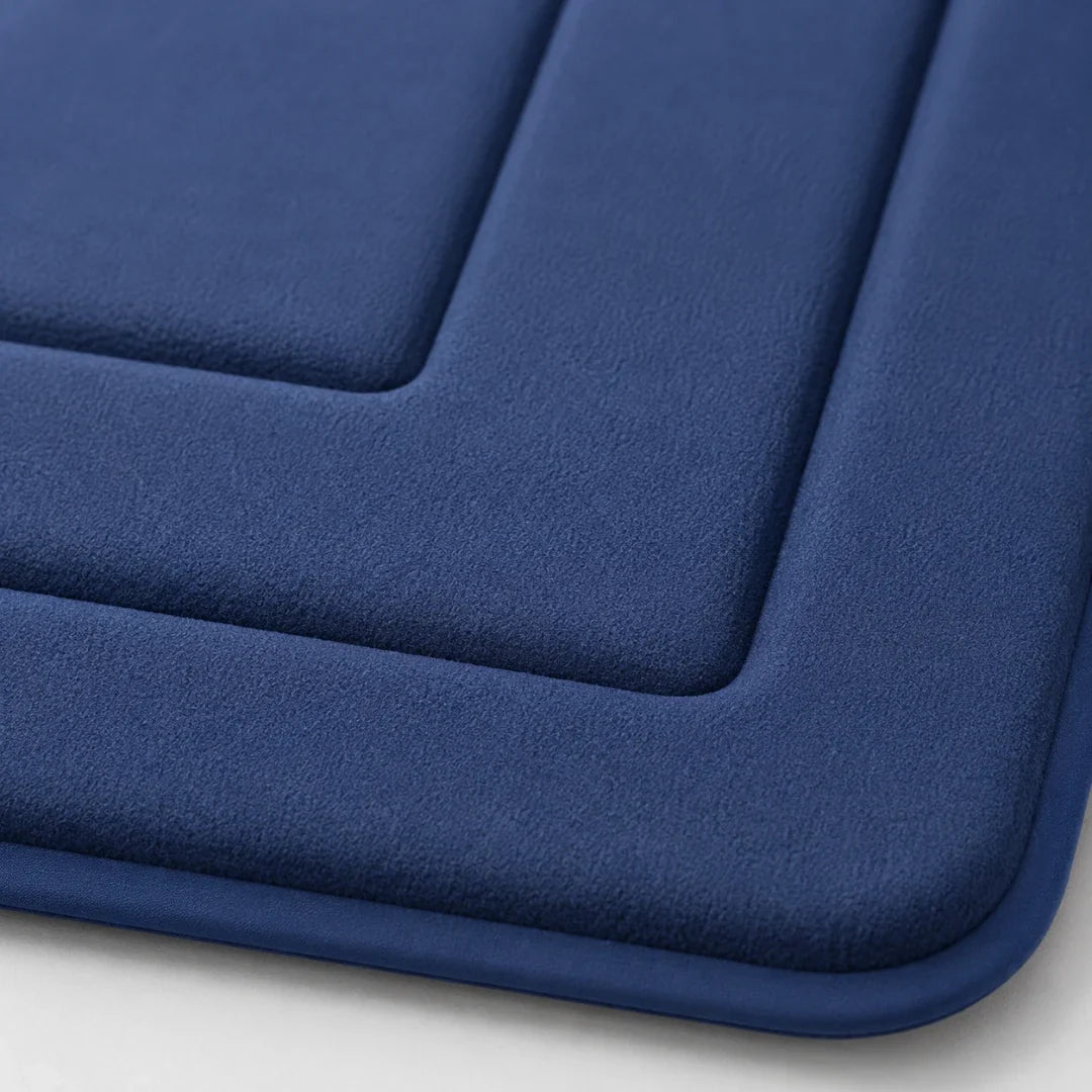 Badematte aus weichem Fleece, kurzflorig und maschinenwaschbar - Ansicht 7
