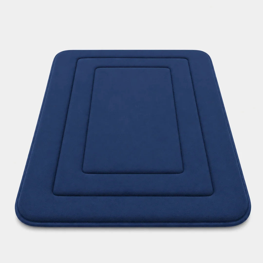 Badematte aus weichem Fleece, kurzflorig und maschinenwaschbar - Ansicht 8