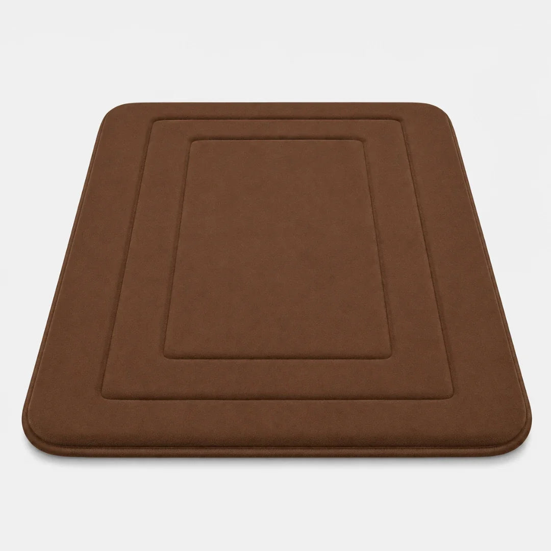 Badematte aus weichem Fleece, kurzflorig und maschinenwaschbar - Ansicht 9