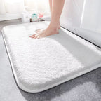 Badematte mit dichtem Flor, weich, saugfähig und schwer