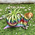 Blumentopf aus Kunstharz im 3D-Druck mit humorvoller Tierfigur - Ansicht 5
