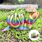 Blumentopf aus Kunstharz im 3D-Druck mit humorvoller Tierfigur - Ansicht 9