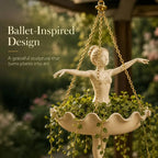 Blumentopf zum Aufhängen in Ballerinaform für innen und aussen