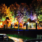Gartenleuchte aus Aluminiumguss, wetterfester LED-Baumstrahler in Ringform