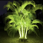 Gartenleuchte aus Aluminiumguss, wetterfester LED-Baumstrahler in Ringform