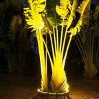 Gartenleuchte aus Aluminiumguss, wetterfester LED-Baumstrahler in Ringform
