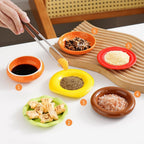 Geschirr Set aus Keramik, stapelbar in Hamburger-Form - Ansicht 2