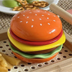 Geschirr Set aus Keramik, stapelbar in Hamburger-Form - Ansicht 6