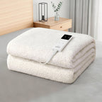 Heizdecke aus Fleece mit Temperaturregelung, waschbares Wärmeunterbett