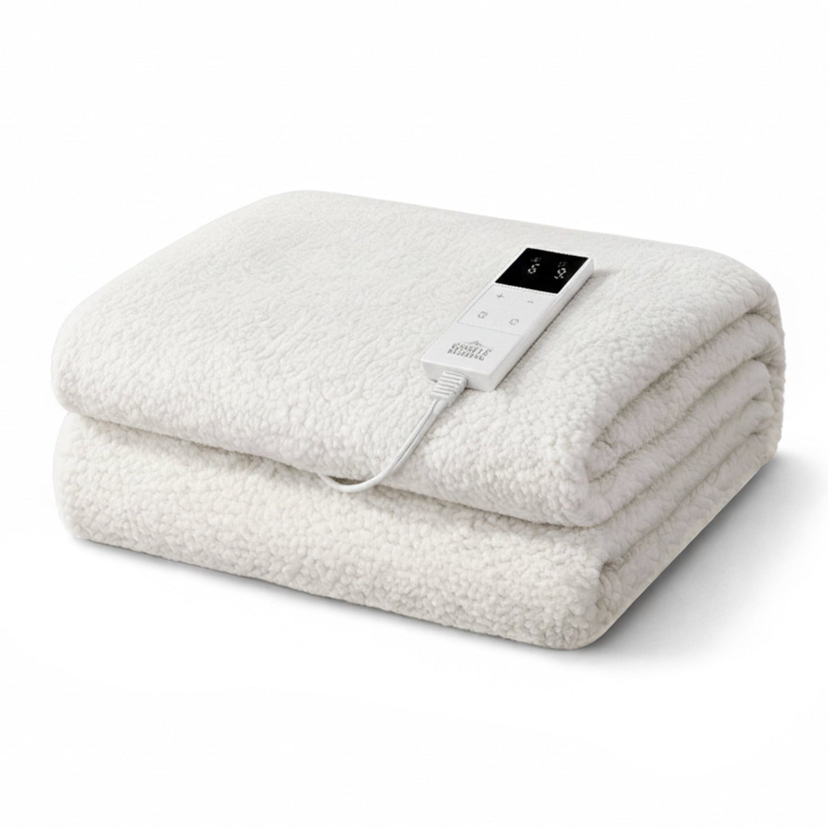 Heizdecke aus Fleece mit Temperaturregelung, waschbares Wärmeunterbett