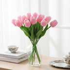 Kunstblumen Tulpen mit biegsamen Stielen und naturgetreuen Blüten