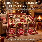 Kuscheldecke aus Flanell-Fleece mit Weihnachtsmotiven, weich und leicht - Ansicht 10