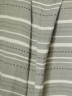 Kuscheldecke aus handgewebter Baumwolle mit Streifen und Quasten - Ansicht 7