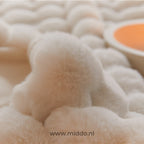 Kuscheldecke aus Teddyplüsch, extra dick und warm für Bett und Sofa - Ansicht 7