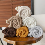Kuschelsocken aus Plüschstrick, warm und dehnbar mit Bärenmotiv