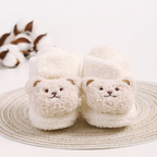 Kuschelsocken Unisex für Babys, warm und weich mit Bärenmotiv