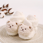 Kuschelsocken Unisex für Babys, warm und weich mit Bärenmotiv