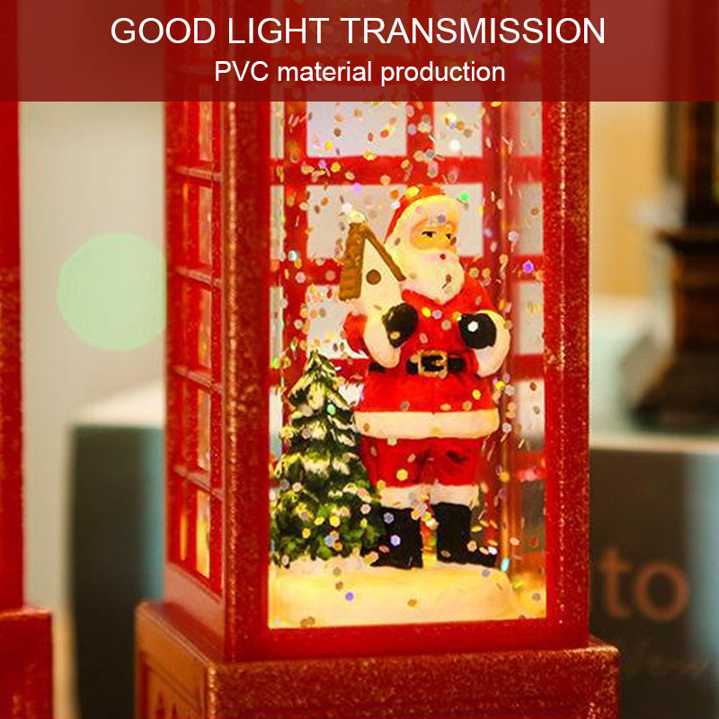 Laterne batteriebetrieben mit Weihnachtsmotiven, Weihnachtsbeleuchtung - Ansicht 6