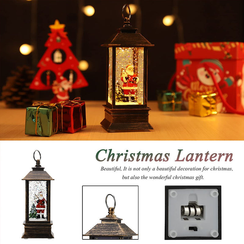 Laterne batteriebetrieben mit Weihnachtsmotiven, Weihnachtsbeleuchtung - Ansicht 7