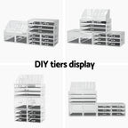 Make up Organizer aus Acryl, stapelbar mit Schubladen