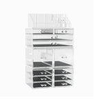 Make up Organizer aus Acryl, stapelbar mit Schubladen