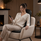 Massagekissen mit Wärmefunktion, ergonomische Sitzauflage