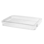 Schreibtisch Organizer stapelbar mit Klappdeckel, Dokumentenbox