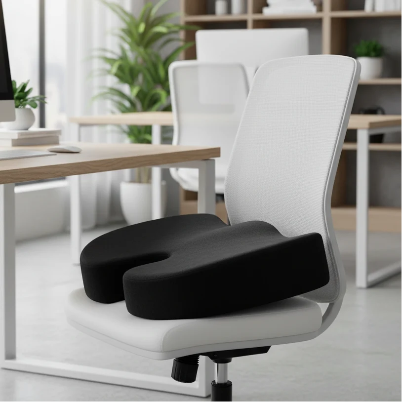 Sitzkissen aus viskoelastischem Schaum, ergonomisch in U-Form