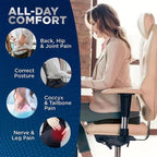 Sitzkissen aus viskoelastischem Schaum, ergonomisch in U-Form - Ansicht 5