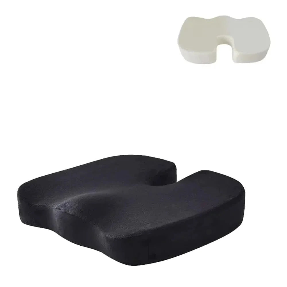 Sitzkissen aus viskoelastischem Schaum, ergonomisch in U-Form - Ansicht 7