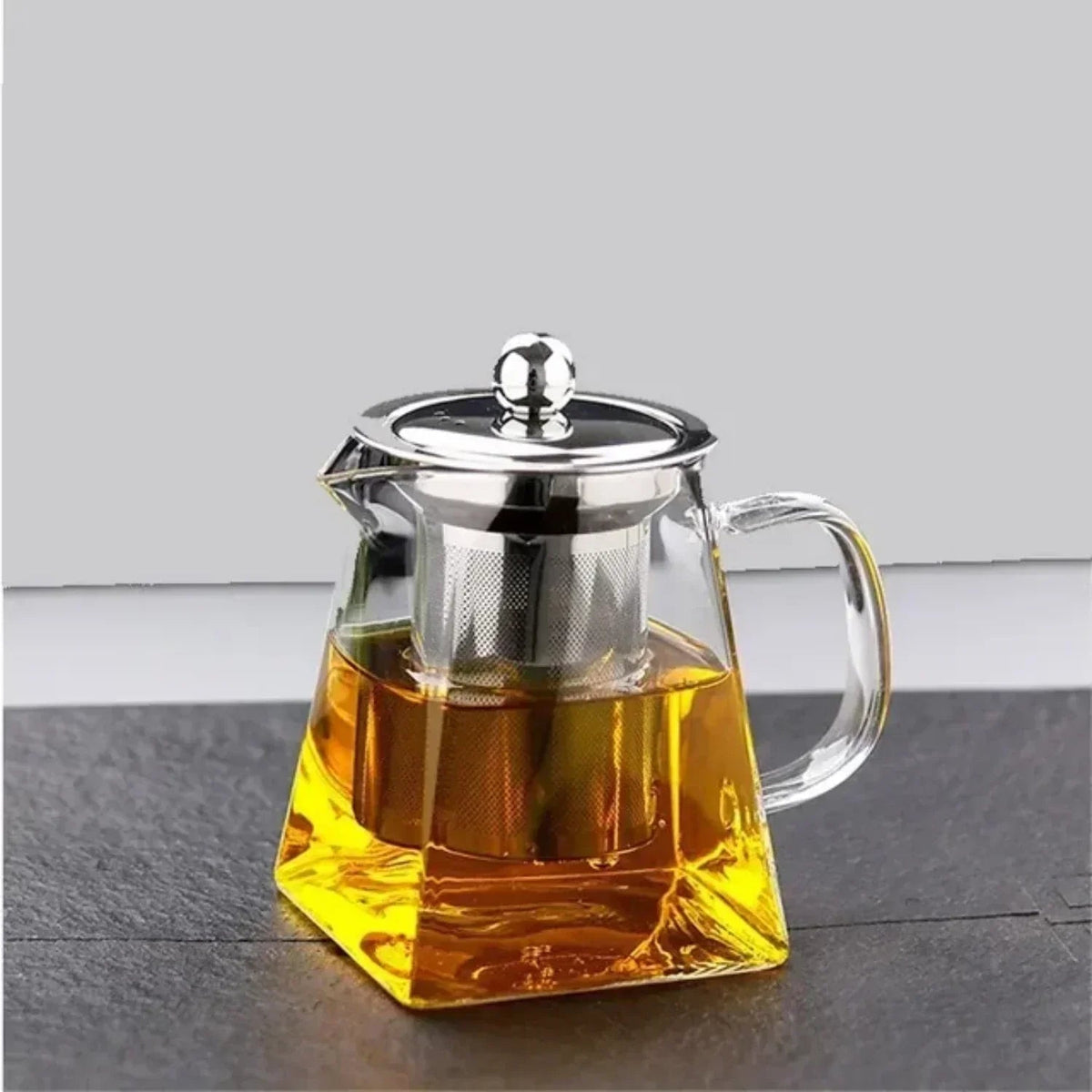 Teekanne aus hitzebeständigem Glas mit herausnehmbarem Teesieb - Ansicht 7