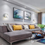 Wandleuchte mit Eisenschirm und LED, postmodernes rundes Design - Ansicht 5