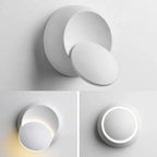 Wandleuchte mit Eisenschirm und LED, postmodernes rundes Design - Ansicht 6