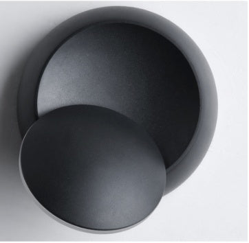 Wandleuchte mit Eisenschirm und LED, postmodernes rundes Design - Ansicht 7