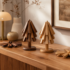 Tischset aus Holz faltbar und hitzebeständig, Topfuntersetzer