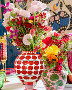 Vase aus Keramik, handbemalt mit Kirschenmuster, wasserdicht - Ansicht 14