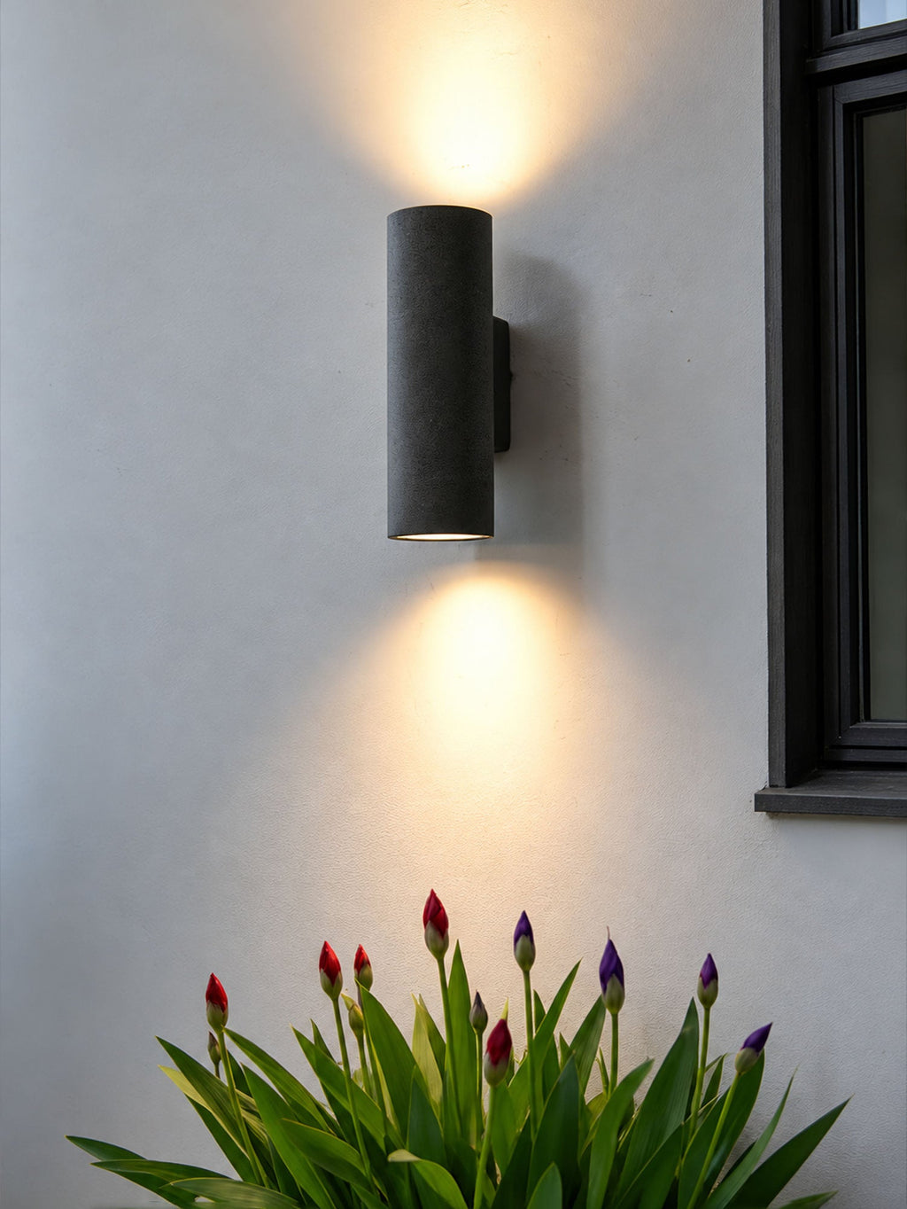 Wandlampe aus Mikrozement für aussen, IP65 mit Licht nach oben und unten - Ansicht 10