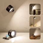 Wandlampe mit Aluminiumschirm, magnetisch und dimmbar