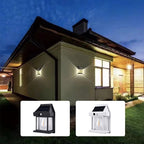 Wandlampe mit Solarbetrieb und Bewegungssensor, Laternenform - Ansicht 10
