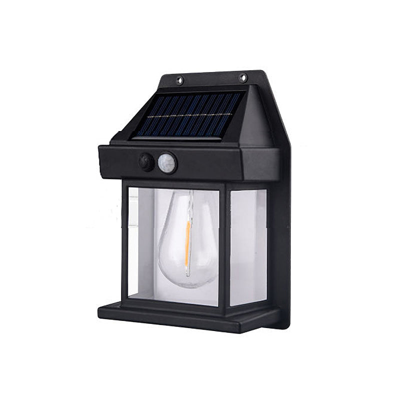 Wandlampe mit Solarbetrieb und Bewegungssensor, Laternenform - Ansicht 14