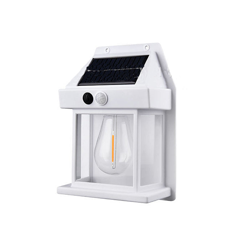 Wandlampe mit Solarbetrieb und Bewegungssensor, Laternenform - Ansicht 15