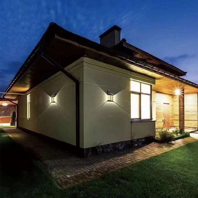 Wandlampe mit Solarbetrieb und Bewegungssensor, Laternenform - Ansicht 7