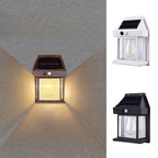 Wandlampe mit Solarbetrieb und Bewegungssensor, Laternenform - Ansicht 9