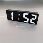 Wecker digital mit LED-Spiegeldisplay, Schlummerfunktion und Temperaturanzeige