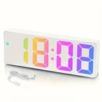 Wecker digital mit Spiegelfront, LED- und Temperaturanzeige - Ansicht 6