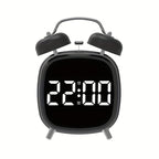 Wecker mit LED-Anzeige, Doppelglocken und extra lautem Alarm